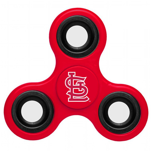MLB St Louis Cardinals 3 Way Fidget Spinner A59 - Red - Click Image to Close